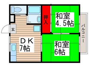 スカイハイツの物件間取画像